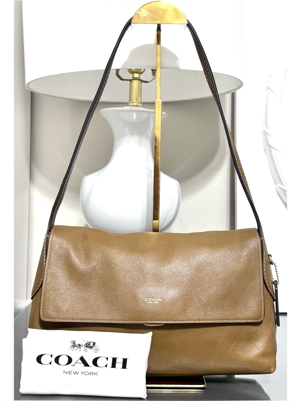 COACH Chelsea Shoulder Bag 30, MUTED OLIVE